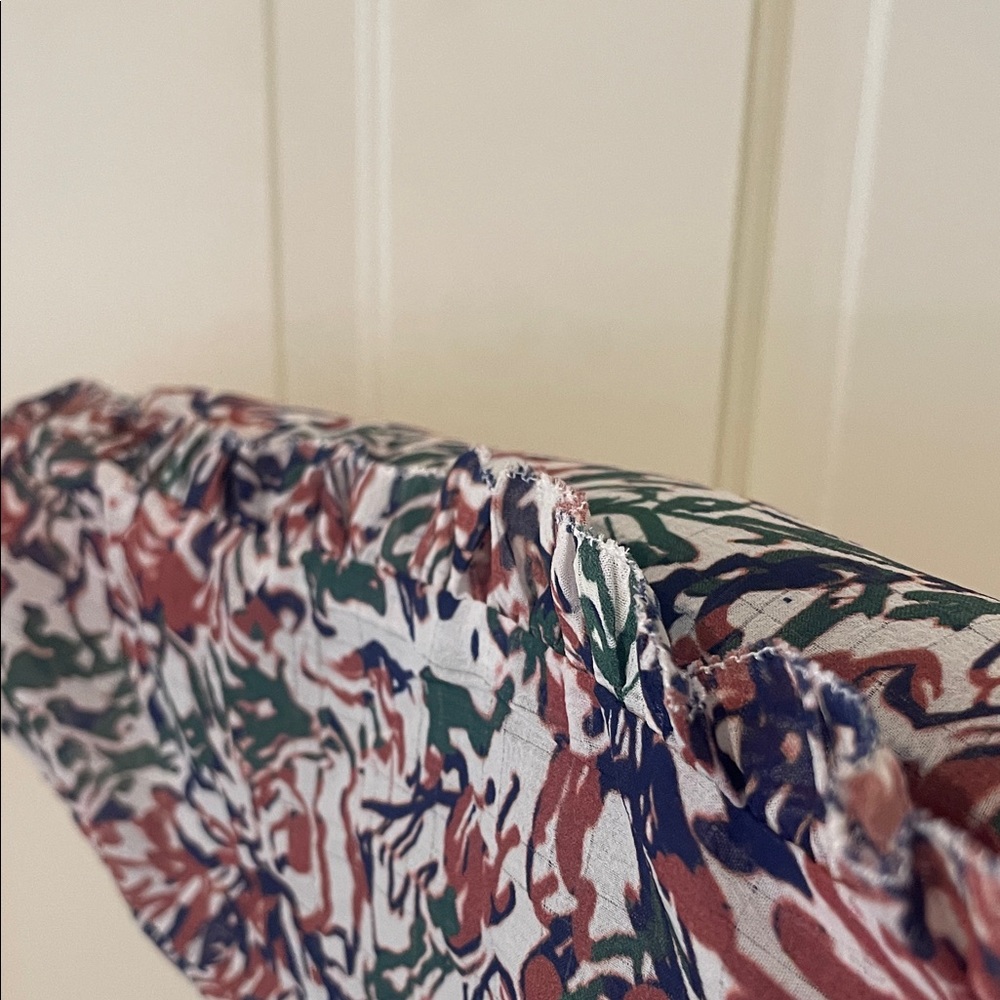 Women's Multicolor Ruffle Blouse - Picture 4 of 6